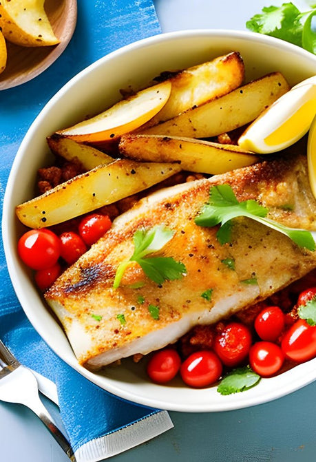 Greek- Style Roast Fish (Meal Plan)