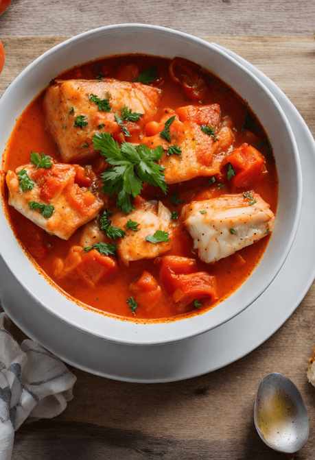 One Pot, One Portion Fish Stew