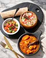 MONKFISH & KING PRAWN DHANSAK