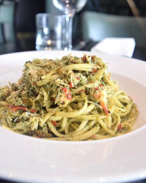 Crab Linguine With Chilli, Lemon & Coriander