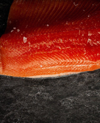 Fresh fish on ice