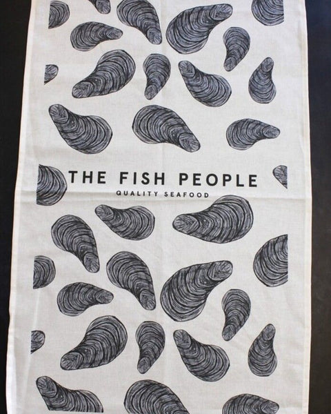 Mussel Design Tea Towel