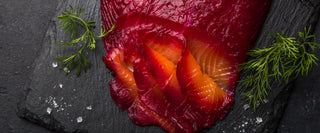 Beetroot and Gin Cured Salmon
