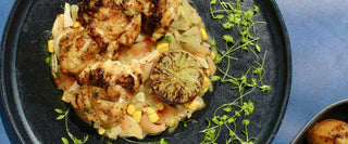 Charred Marinated Monkfish
