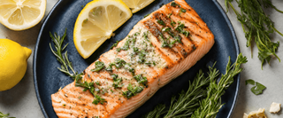 Grilled Lemon Herb Salmon