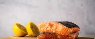 HONEY ROAST SCOTTISH SALMON FILLET, FRESH TOMATO, SAMPHIRE, LIME AND CORIANDER SALSA