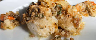 Panko Parmesan Baked Scallops
